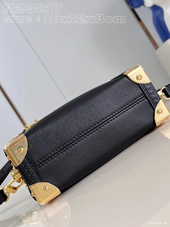 First bags ru reviews VUITTON Trunk PM-18*12.5*8CM Side LOUIS 0823